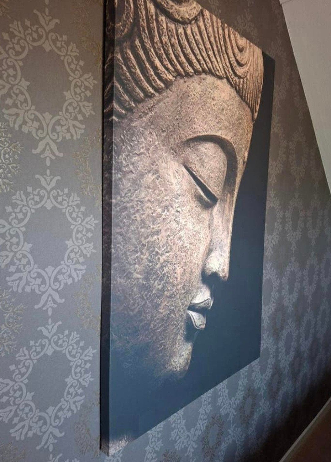 Canvas buddha spiritueel, Ophalen