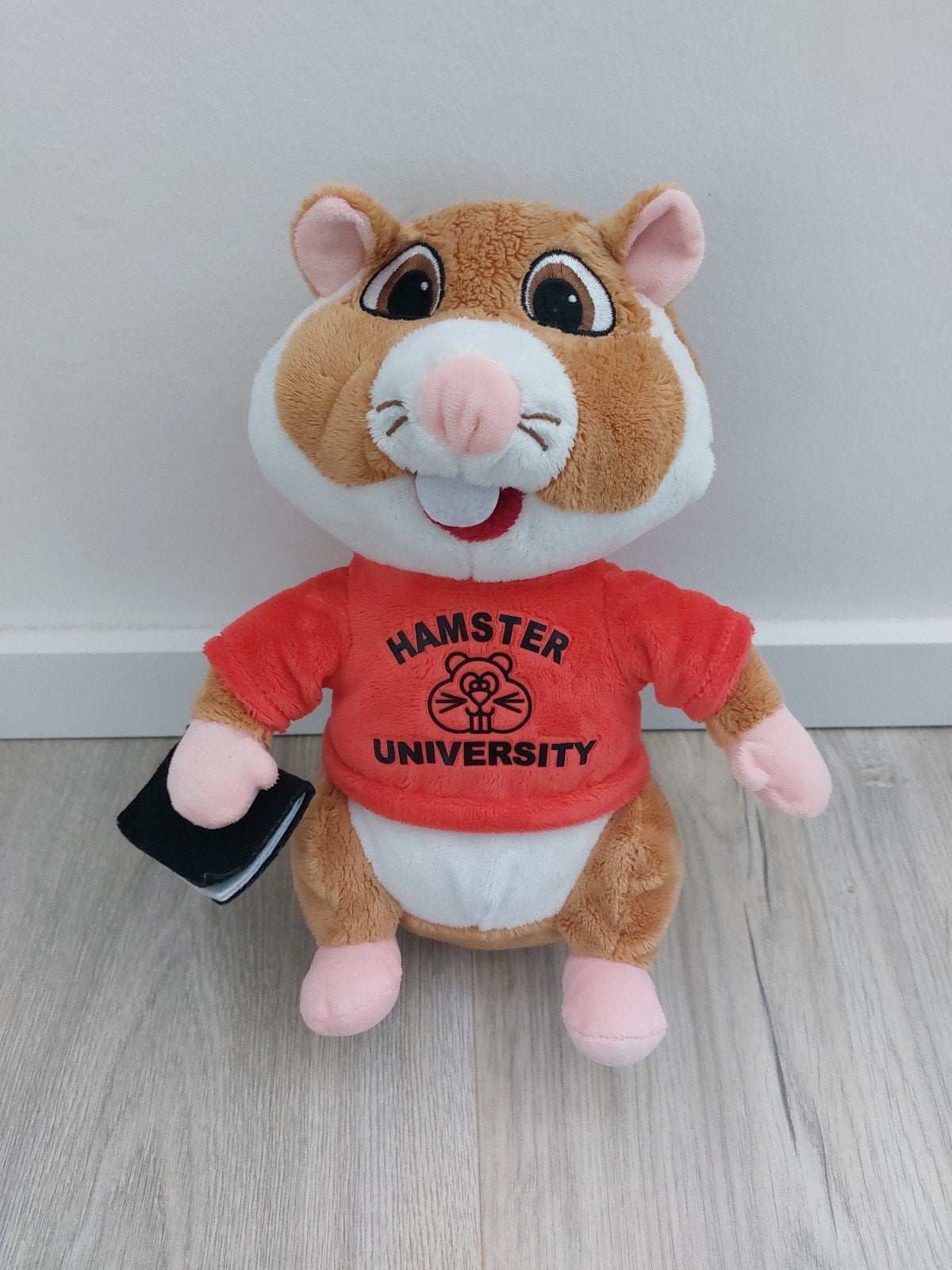 Knuffel hamster Albert Heijn Ah University geslaagd K9857, Ophalen of Verzenden, Zo goed als nieuw, Overige typen
