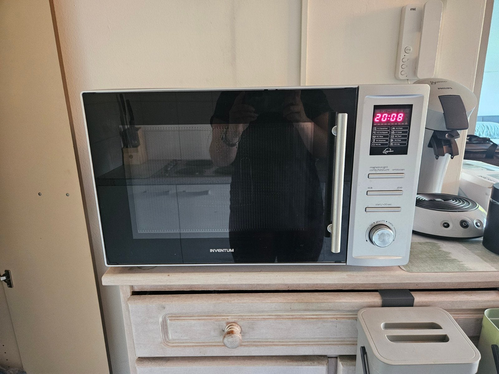 Inventum Combi Magnetron Oven, Witgoed en Apparatuur, Magnetrons, Ophalen, Combimagnetron, Gebruikt, Draaiplateau
