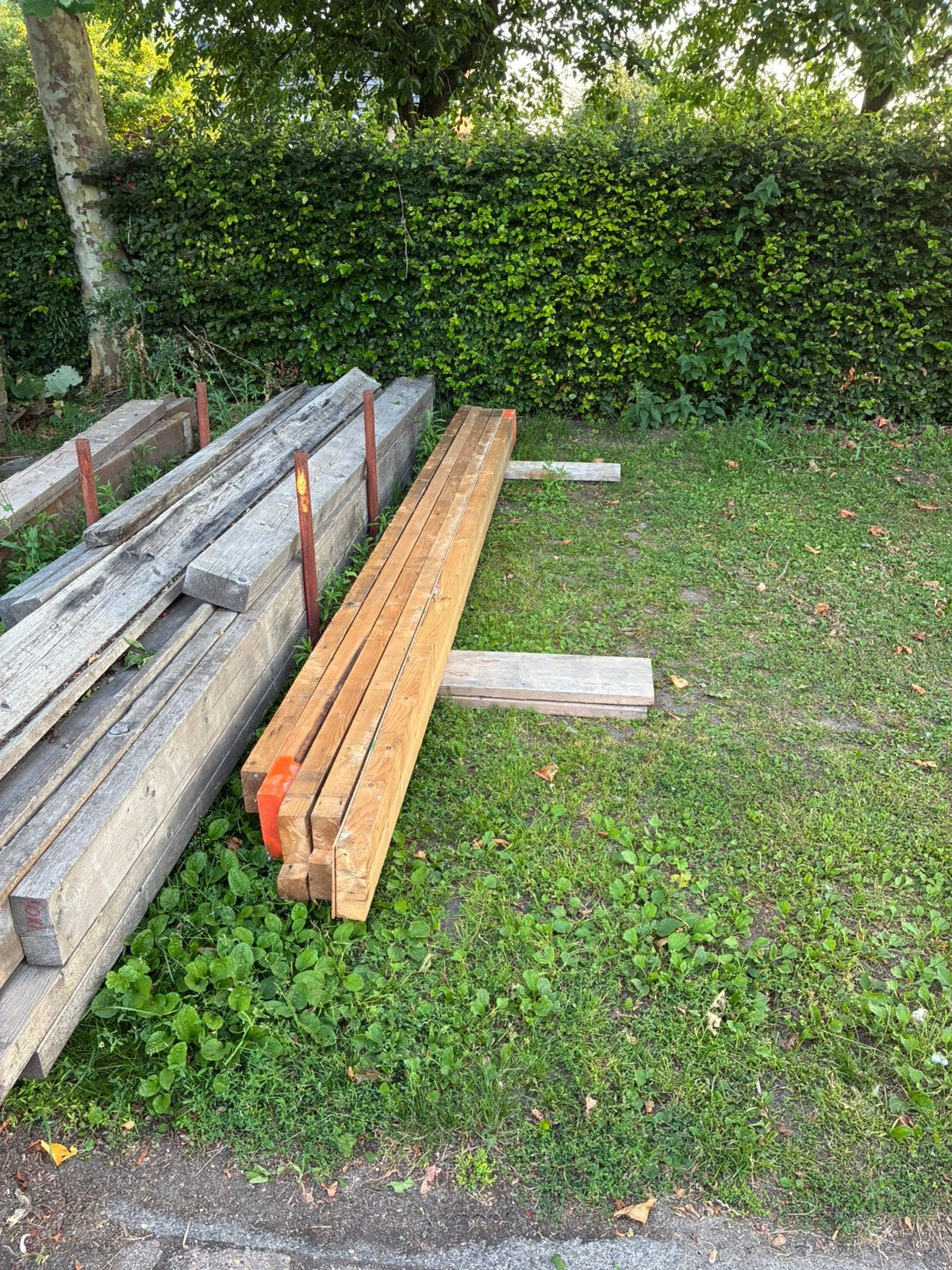 Balken 70 x 200x4400, Tuin en Terras, Palen, Balken en Planken, Ophalen, Zo goed als nieuw, 250 cm of meer, Balken