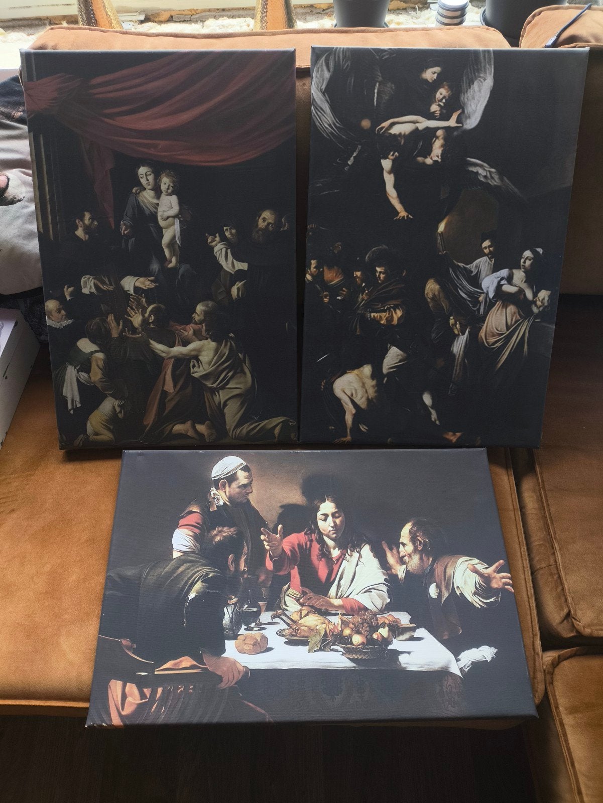 3 printen van klassieke Kunst schilderijen Caravaggio, Antiek en Kunst, Ophalen