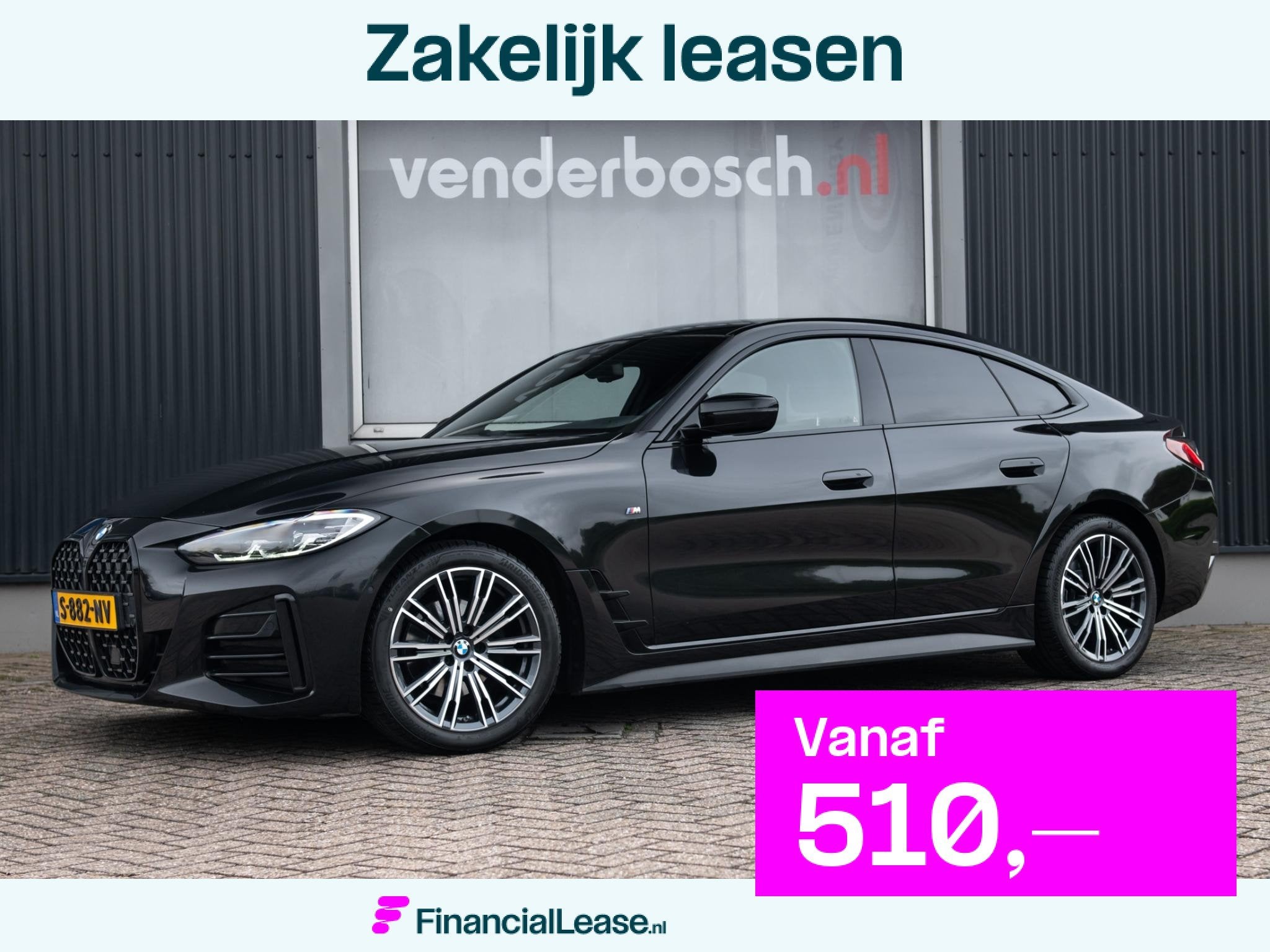 BMW 4-serie Gran Coupé 420i High Executive 184pk | M-Sport, Automaat, 1998 cc, Gebruikt, Alcantara