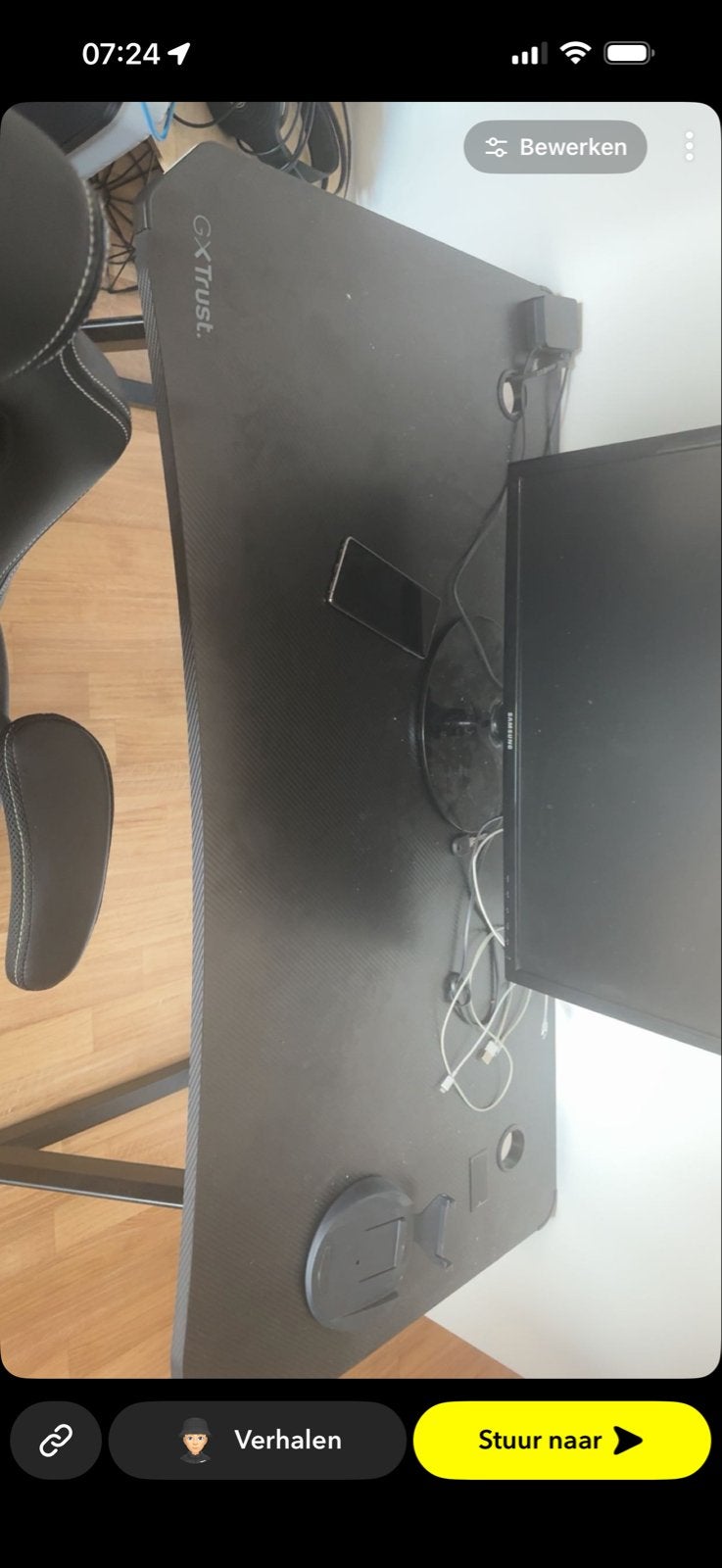 Complete Gaming Setup: PS5, Bureau en Stoel en monitor, Ophalen of Verzenden, Gebruikt