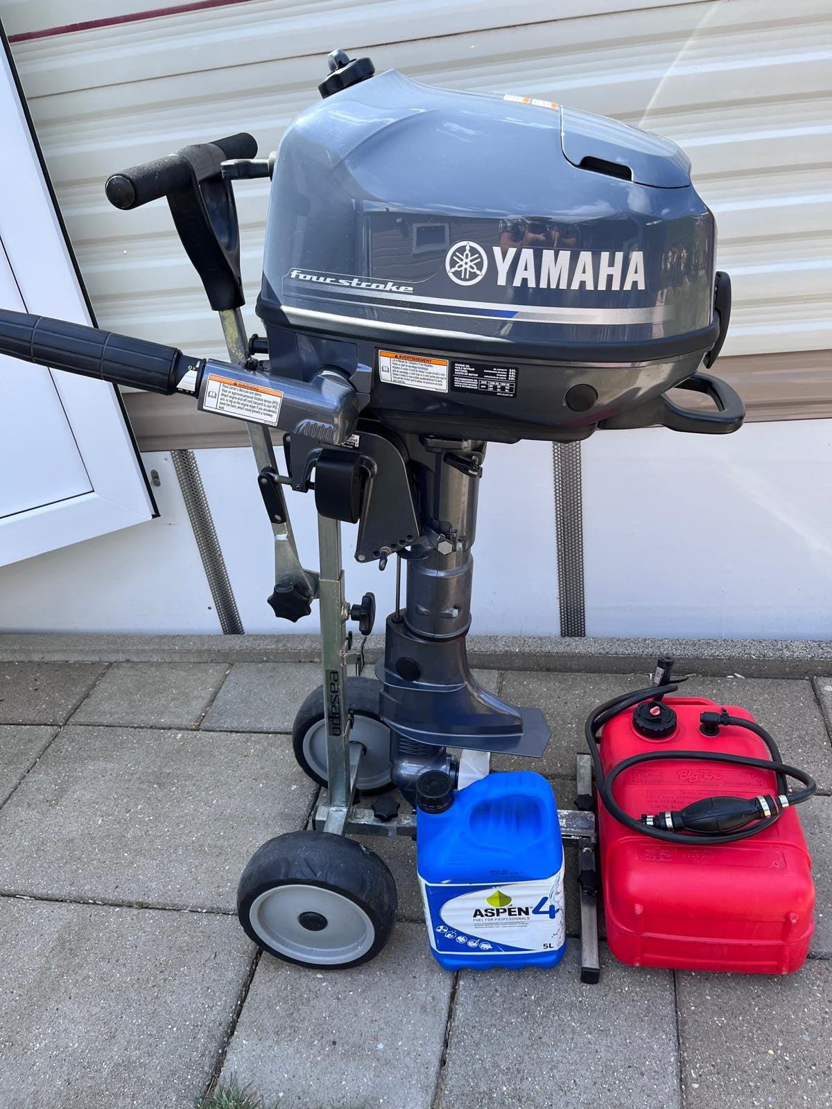 Yamaha 5 PK 4-tact buitenboordmotor, Watersport en Boten, Buiten- en Binnenboordmotoren, Ophalen of Verzenden, Zo goed als nieuw