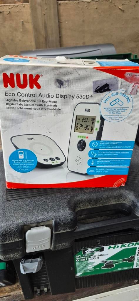 Nieuwe NUK Eco Control Audio Display 530D+ Babyfoon, Ophalen of Verzenden, Nieuw, 250 meter of meer, Terugspreekfunctie