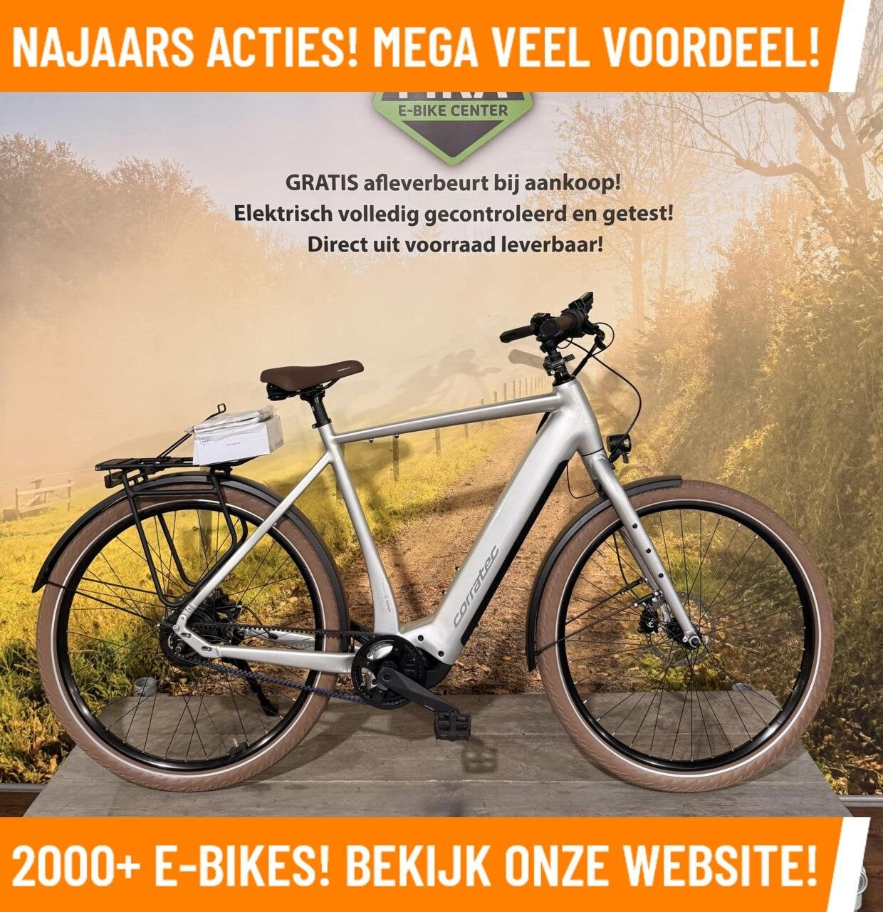 OP=OP ACTIES GIGANTISCH AANBOD ELEKTRISCHE FIETSEN OPRUIMING