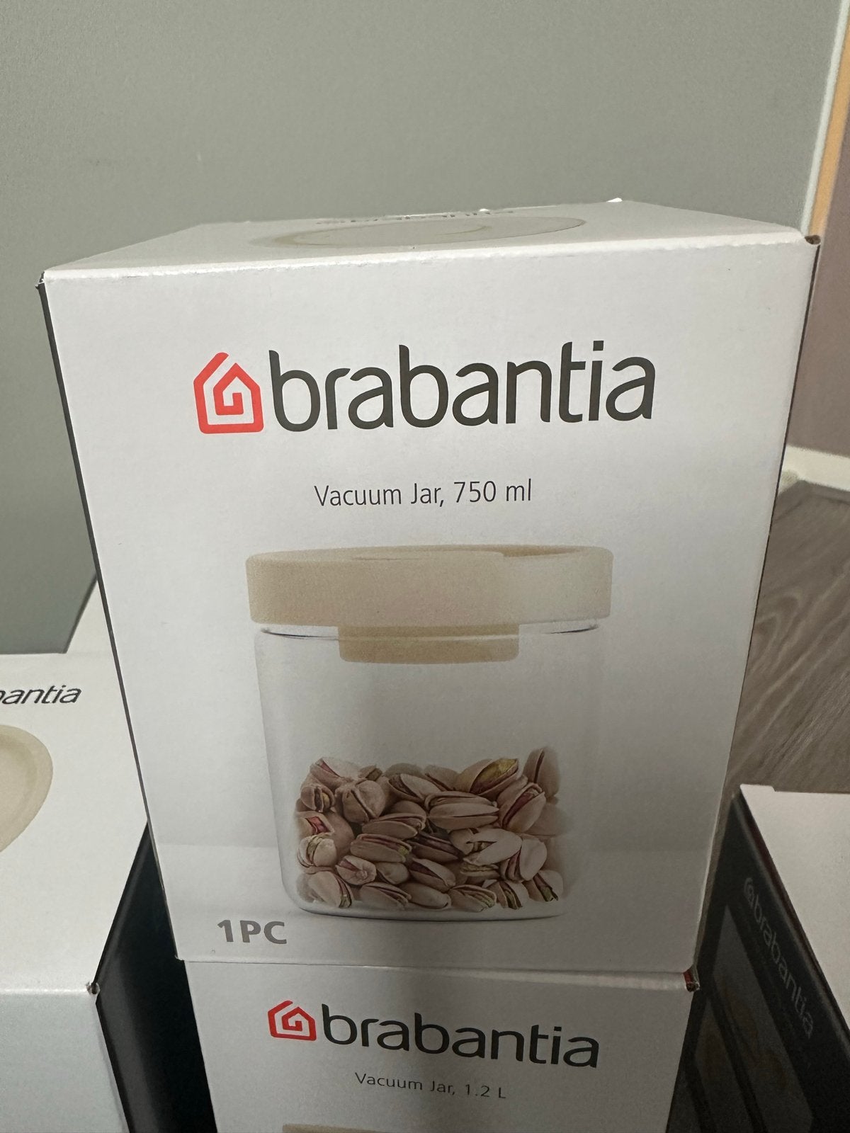 Brabantia Voorraadpot - Vacuum Jar 750 ml, Glas, Nieuw, Ophalen of Verzenden, Voorraadpot