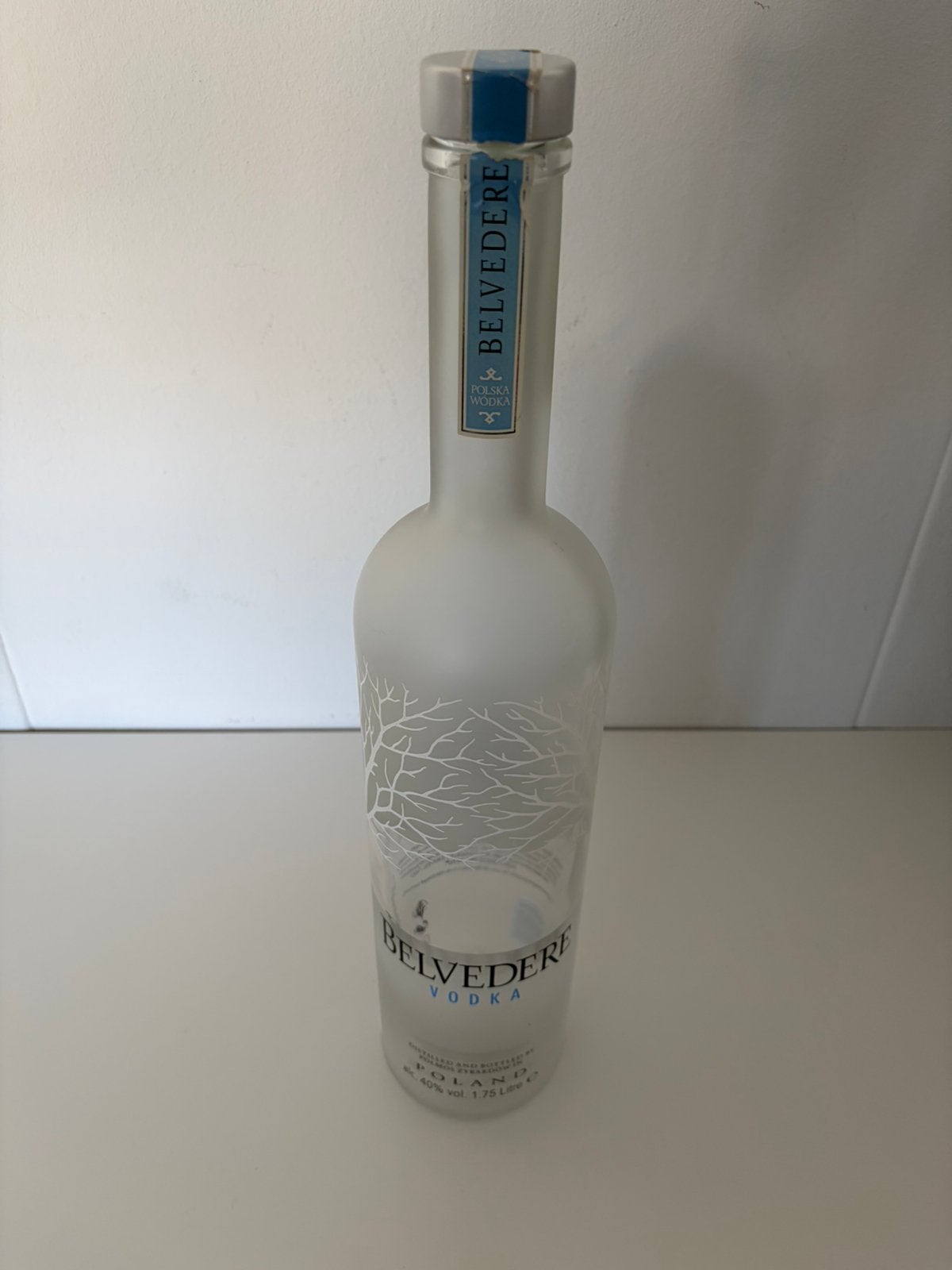 1,75 liter lege Belvedere Vodka fles, Ophalen of Verzenden, Gebruikt