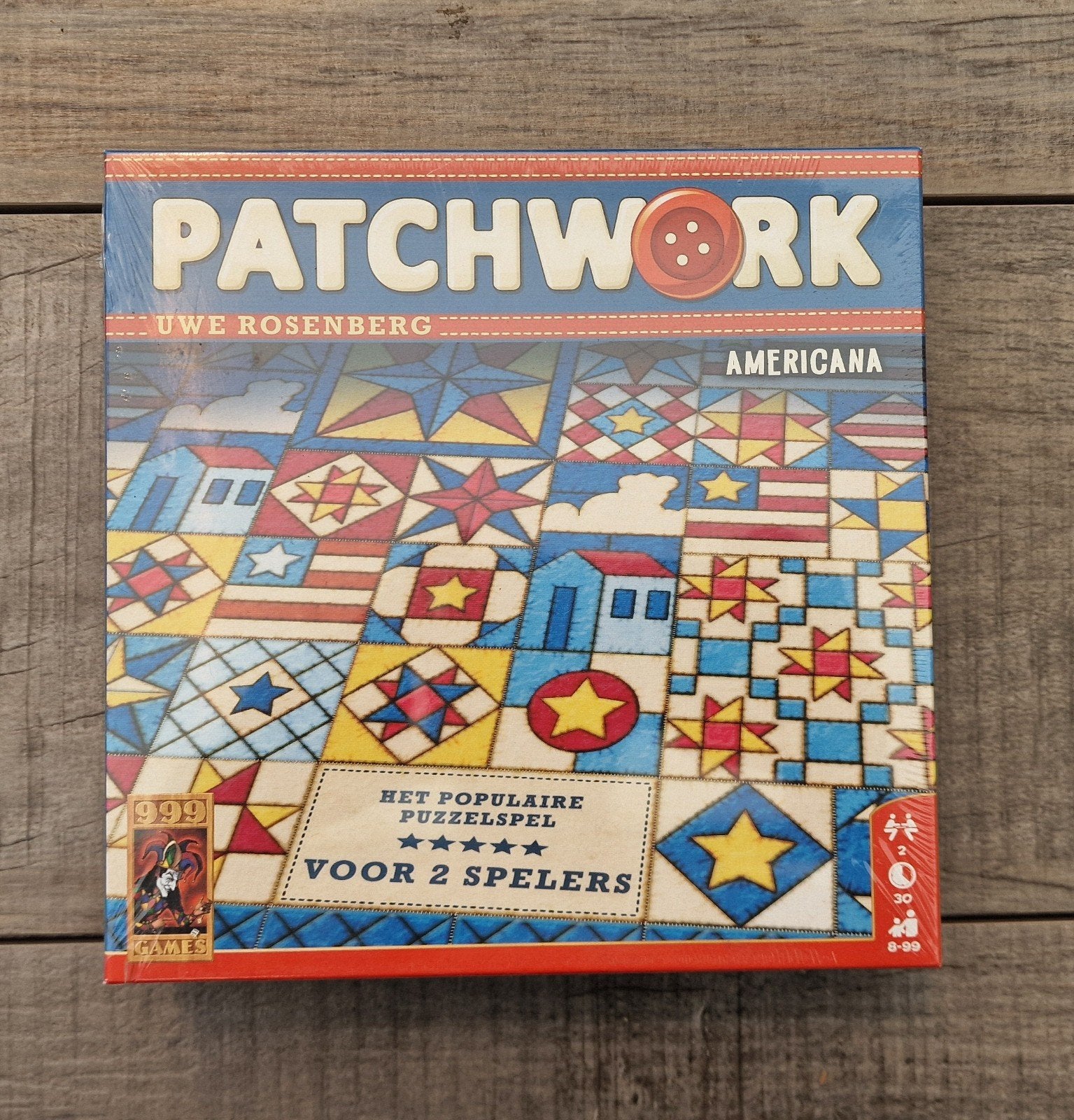 Patchwork Americana Bordspel - Nieuw in Seal, Een of twee spelers, Ophalen of Verzenden, Nieuw, 999 Games