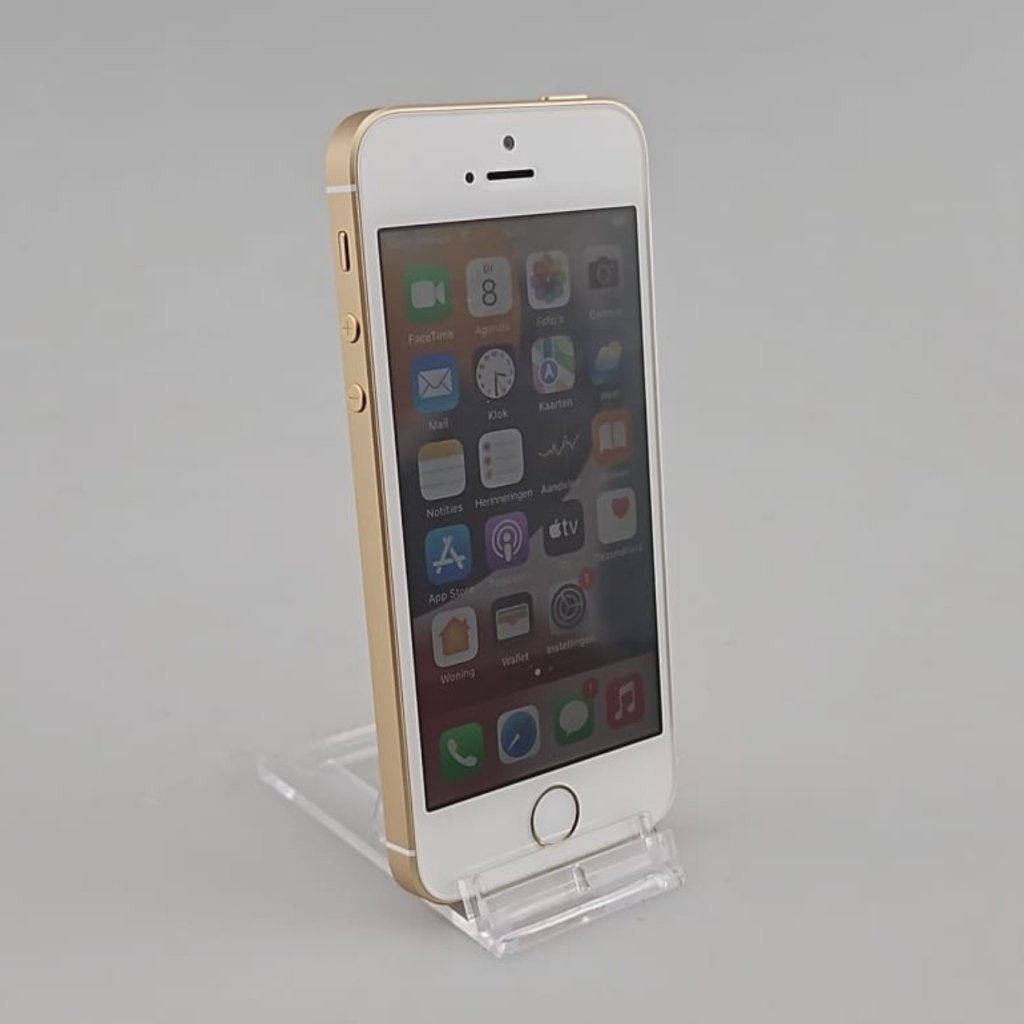 iPhone SE 2016 32GB Gold Bat:92% IOS 15.8.8, Telecommunicatie, Apple, Gebruikt, Support@apple.com, One Apple Park Way
Cupertino, CA 95014
United States