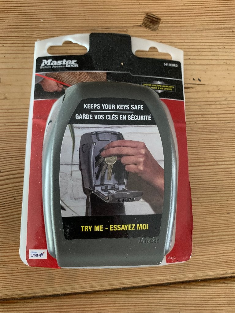 sleutel kluis Master lock, Ophalen, Nieuw, Brandkast