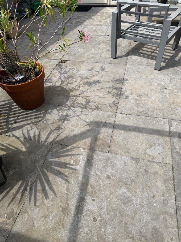 40 m2 terrastegels, Ophalen, Gebruikt, Terrastegels, Natuursteen