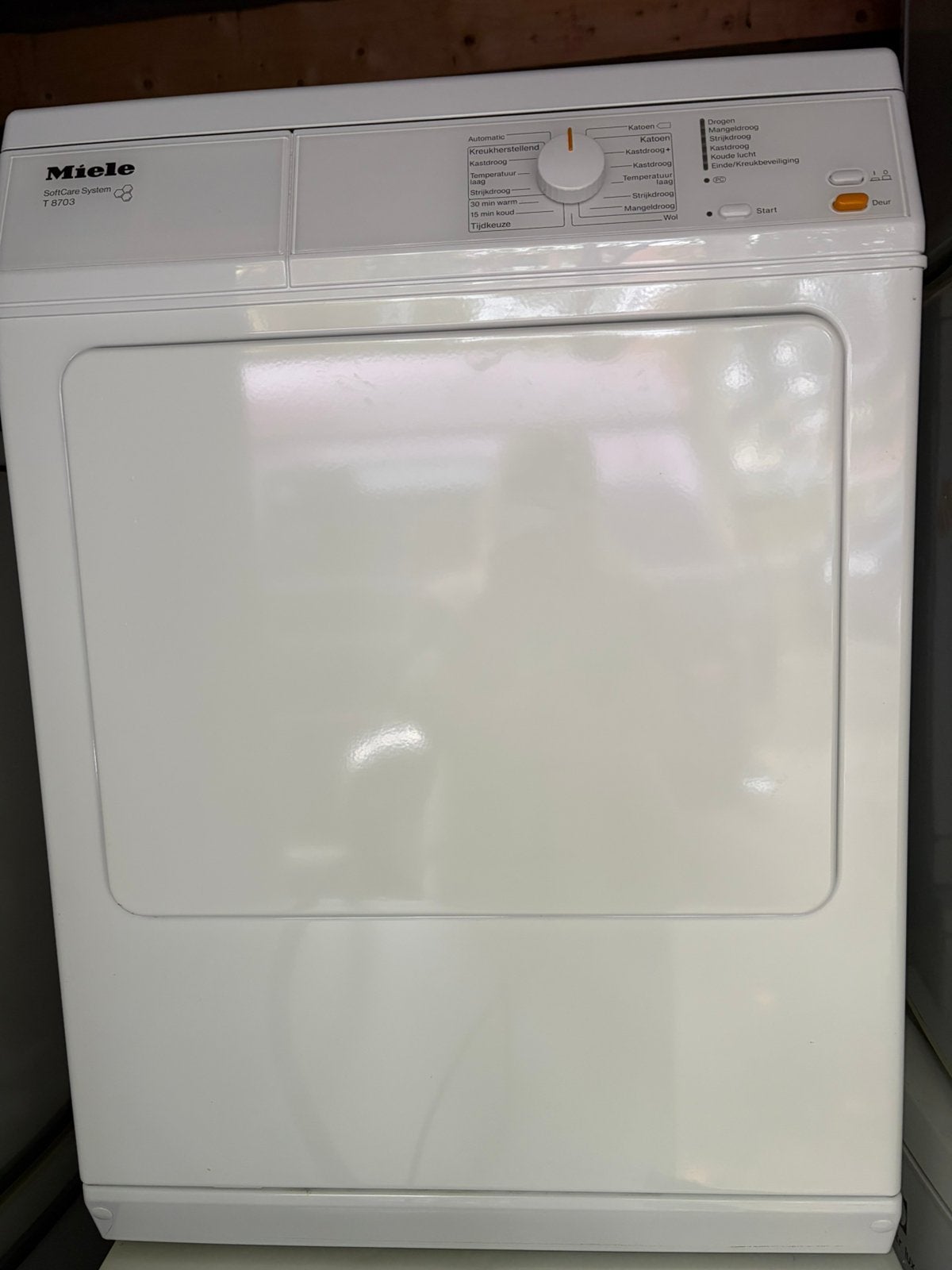 Te koop droger Miele nieuwe, Witgoed en Apparatuur, Ophalen of Verzenden, Zo goed als nieuw, Luchtafvoer, 85 tot 90 cm