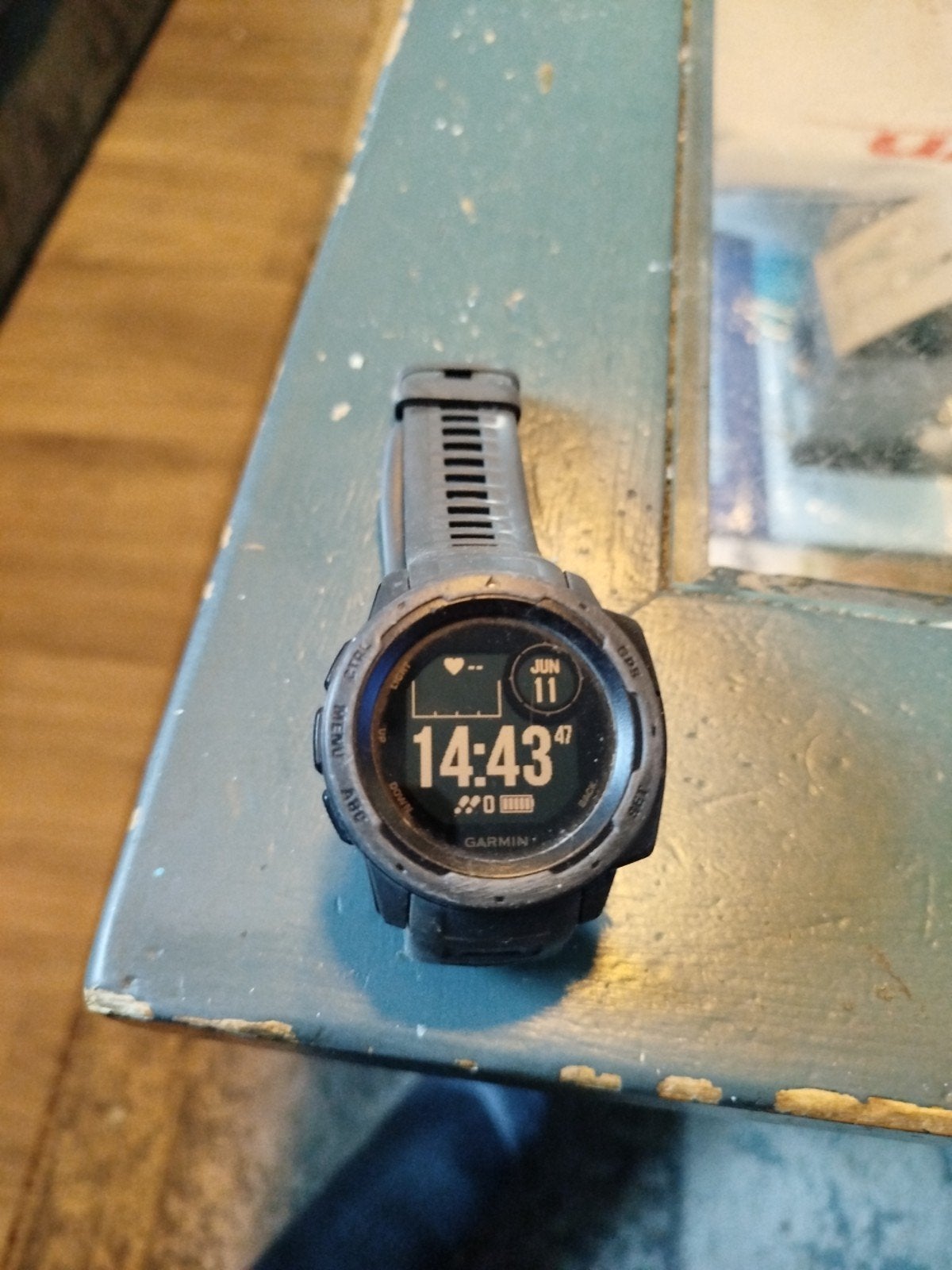Garmin Instinct GPS Smartwatch - Robuust en Betrouwbaar, Gebruikt, Stappen, Zwart, Garmin