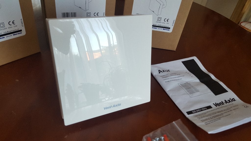 VENT-AXIA AZUR 100 BHDS Ventilator voor Badkamer en Toilet, Ophalen of Verzenden, Nieuw, Ventilator