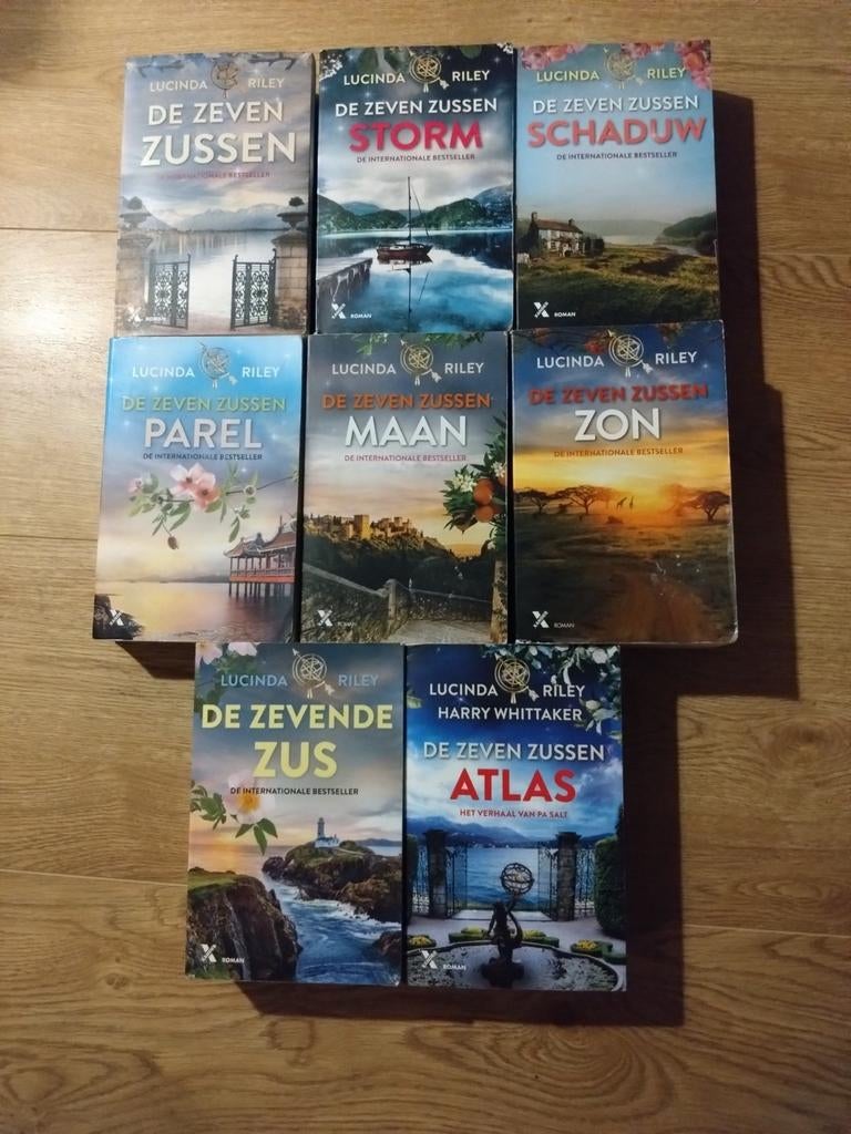 8 boeken van De Zeven Zussen van Lucinda Riley, Ophalen, Gelezen