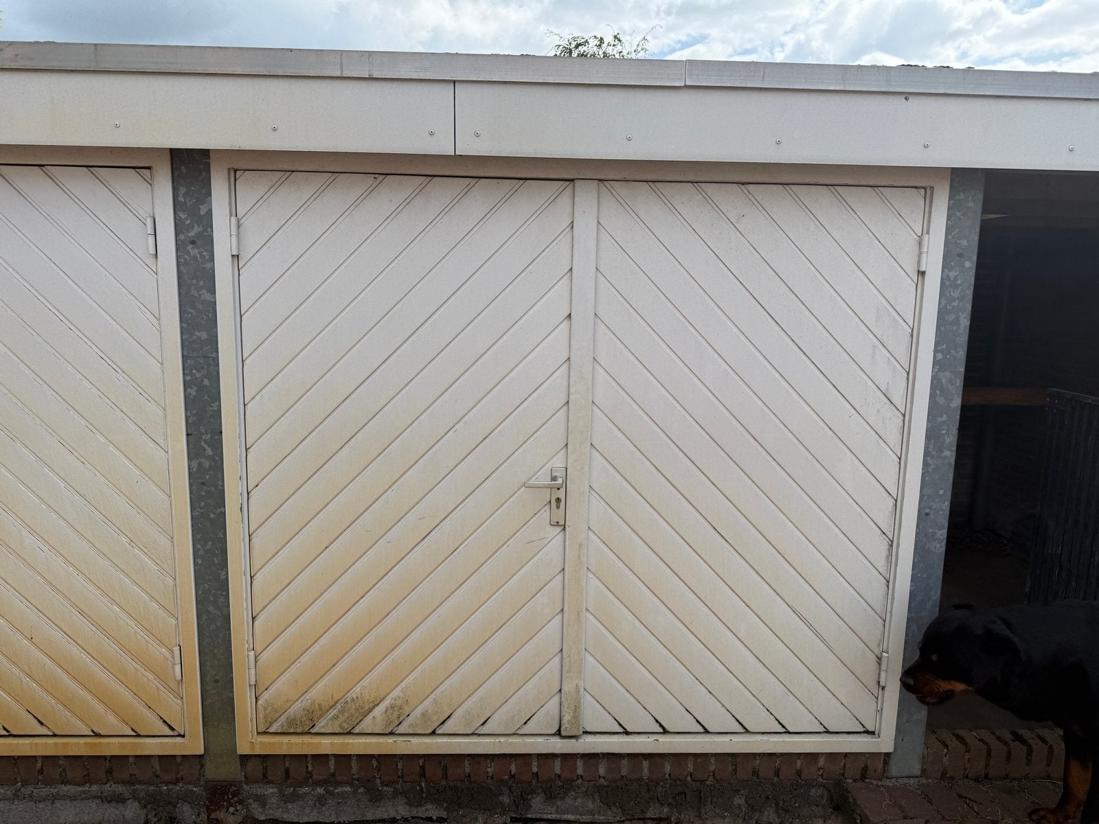 Dubbele deuren met kozijn - 3 stuks, Doe-het-zelf en Verbouw, Deuren en Horren, Ophalen, Gebruikt, 120 cm of meer, Minder dan 200 cm