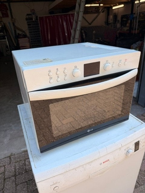 LG Combi‑Magnetron MC8088HR, oven en magnetron in één, Witgoed en Apparatuur, Magnetrons, Ophalen, Combimagnetron, Gebruikt, Hete lucht