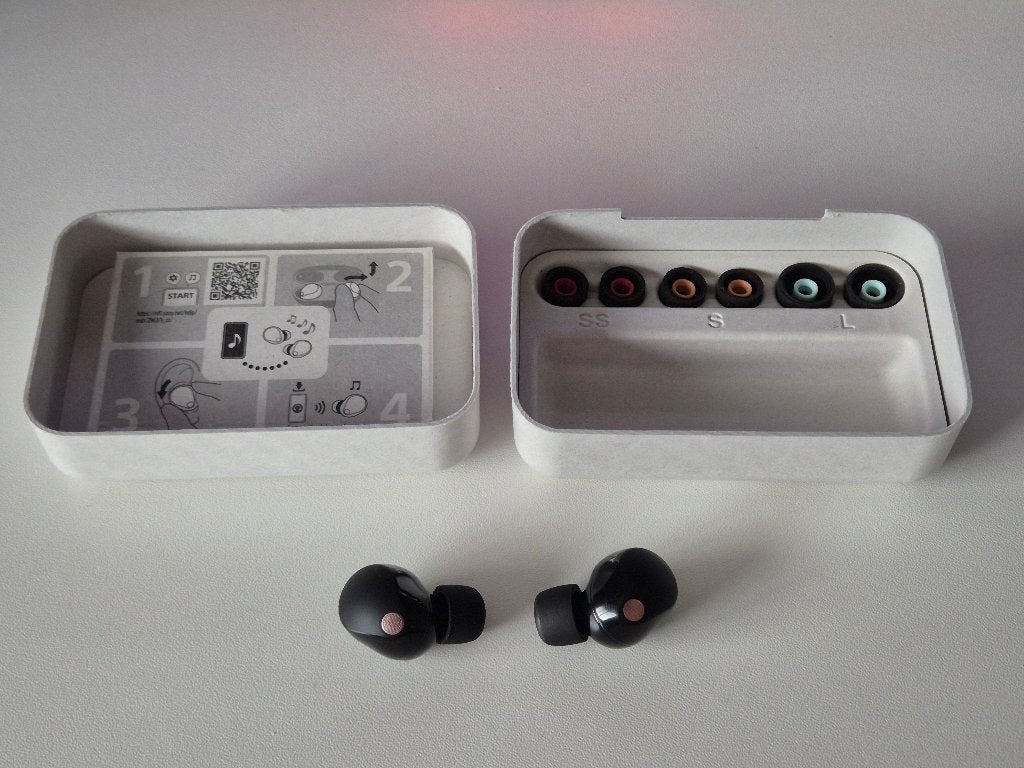 Sony WF-1000XM5 oortjes zwart (geen werkende oplaadcase)