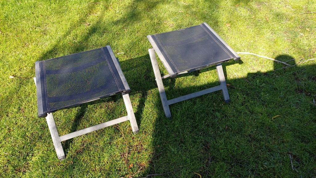 Krukjes ,voetenbankjes, Caravans en Kamperen, Ophalen, Zo goed als nieuw, Campingstoel