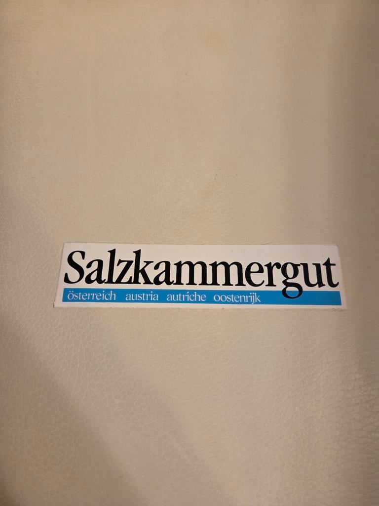 6459 Salzkammergut Oostenrijk Sticker, Ophalen of Verzenden
