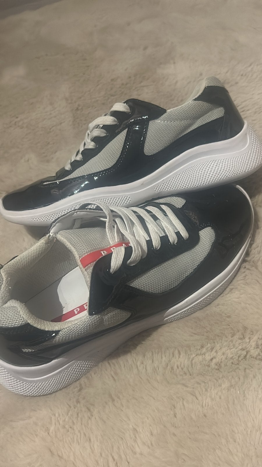 prada americas cup zwart, Kleding | Heren, Ophalen of Verzenden, Zo goed als nieuw, Zwart