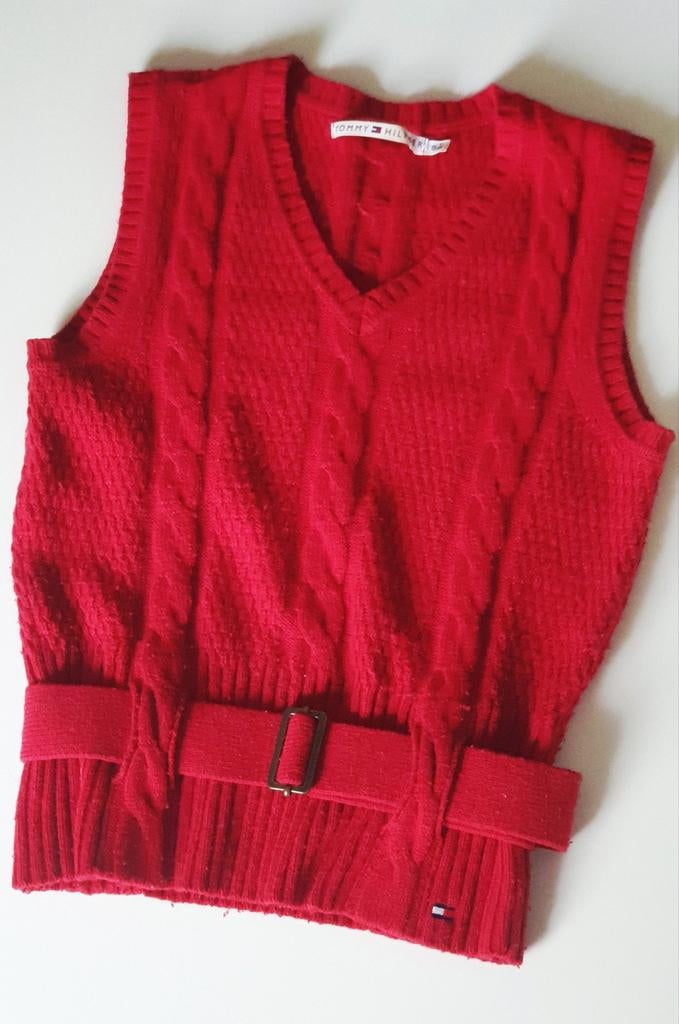 Tommy Hilfiger spencer S €25,-, Kleding | Dames, Bodywarmers, Ophalen of Verzenden, Zo goed als nieuw, Maat 36 (S), Rood