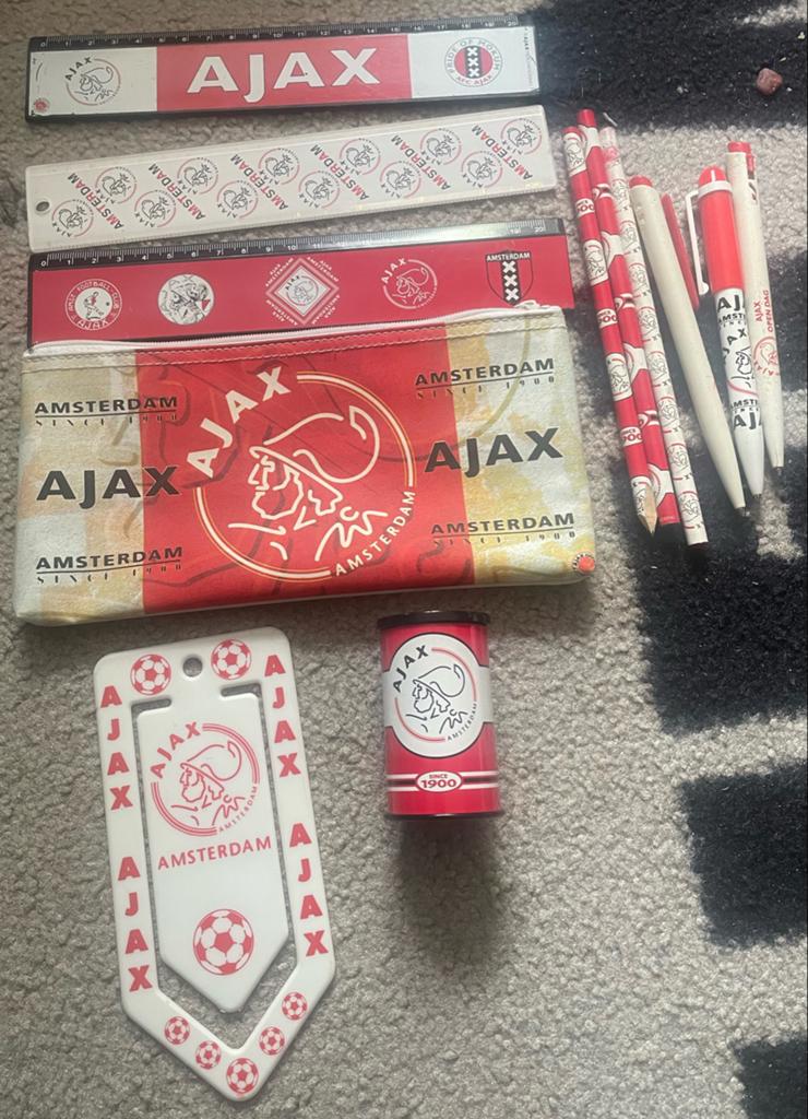 Schooletui, gevuld , alles ajax, Ophalen of Verzenden, Gebruikt, Ajax, Overige typen