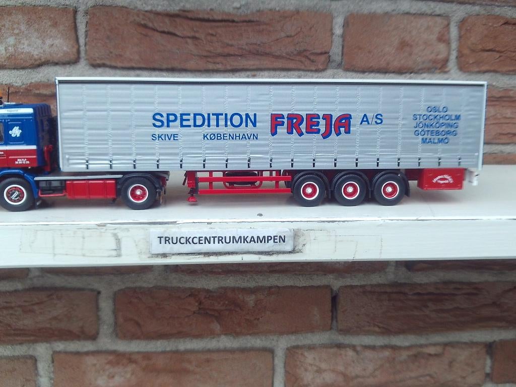 Tekno  Scania  143  van  Morten  Nielsen., Hobby en Vrije tijd, Modelauto's | 1:50, Ophalen of Verzenden, Nieuw, Bus of Vrachtwagen