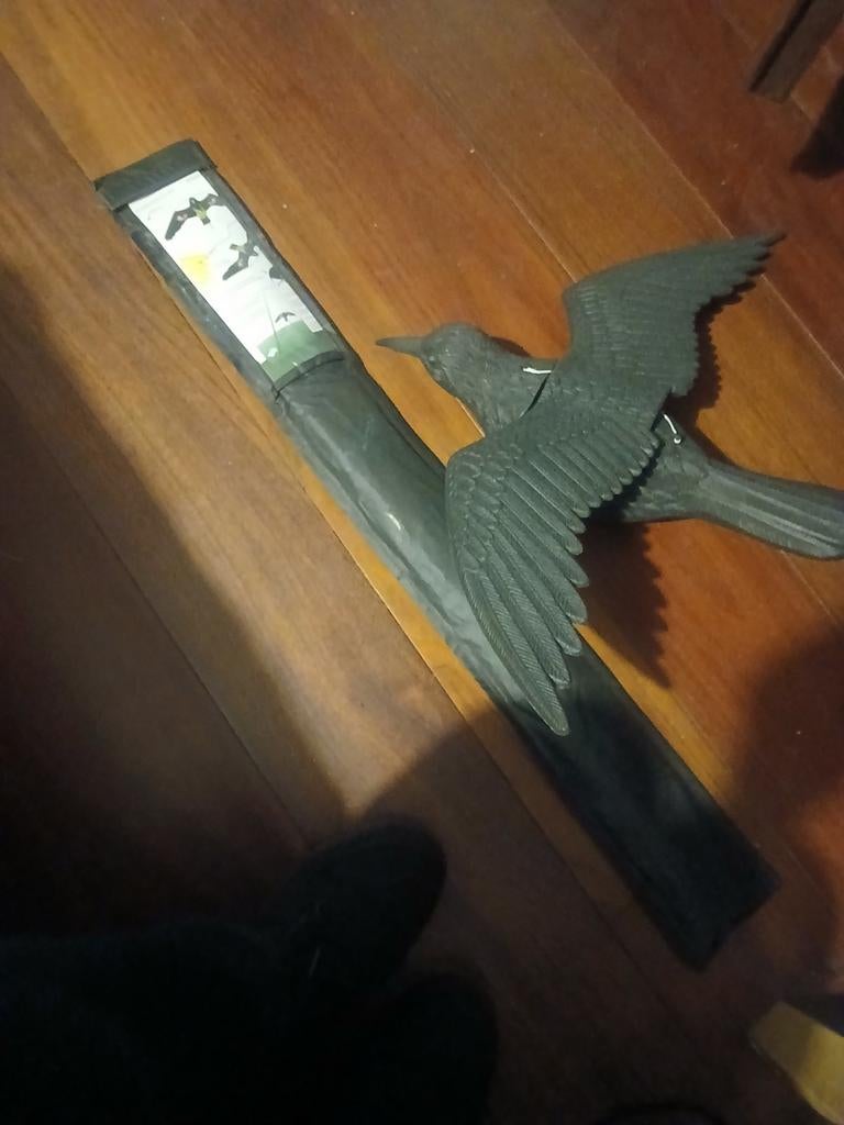 2 vogel voor vogelverschrikker terror hawk en kraai, Ophalen of Verzenden