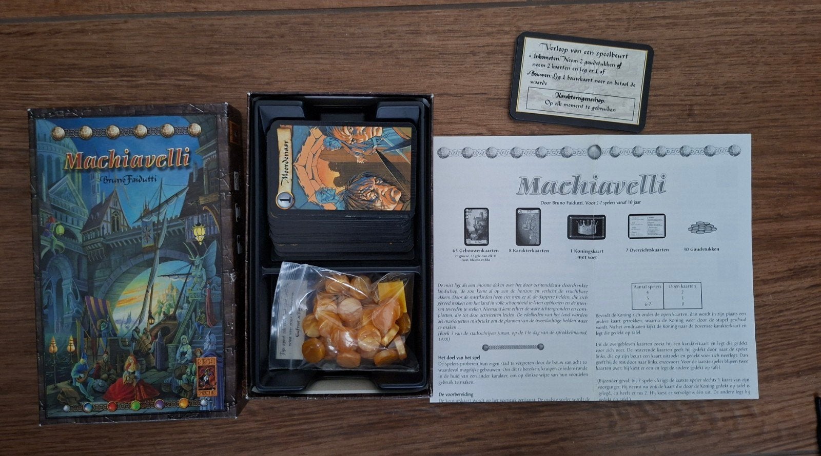 Machiavelli spel compleet, Ophalen of Verzenden, Zo goed als nieuw