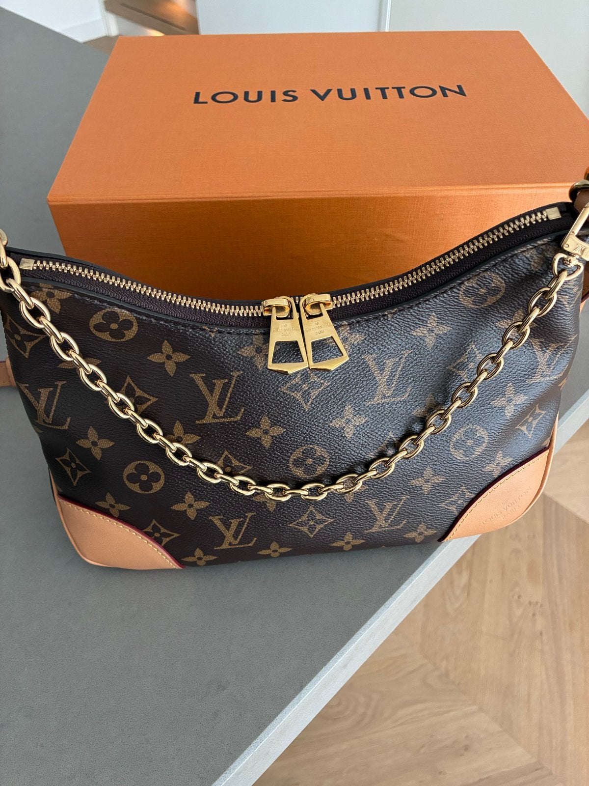 Louis Vuitton tas - Origineel met Bon & Doos, Ophalen, Zo goed als nieuw, Bruin, Schoudertasje