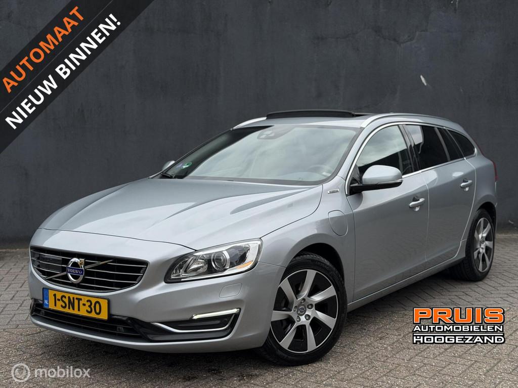 Volvo V60 2.4 D6 AWD Plug-In Hybrid Summum -VOL OPTIES-, Auto's, Volvo, Automaat, Vierwielaandrijving, Lichtsensor, Te koop