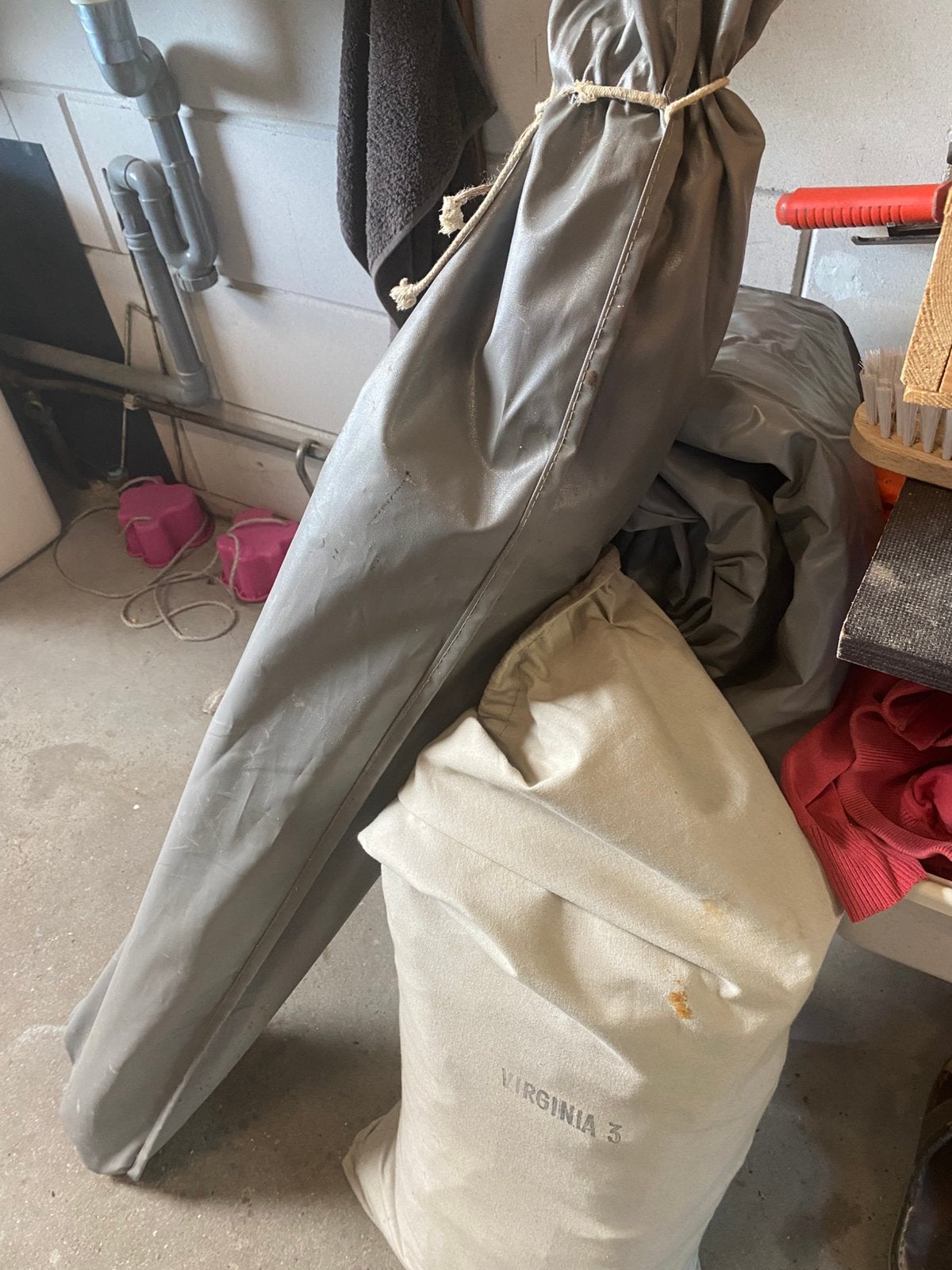 Vintage Katoenen tent 2 personen, Ophalen, Gebruikt, Tot en met 2