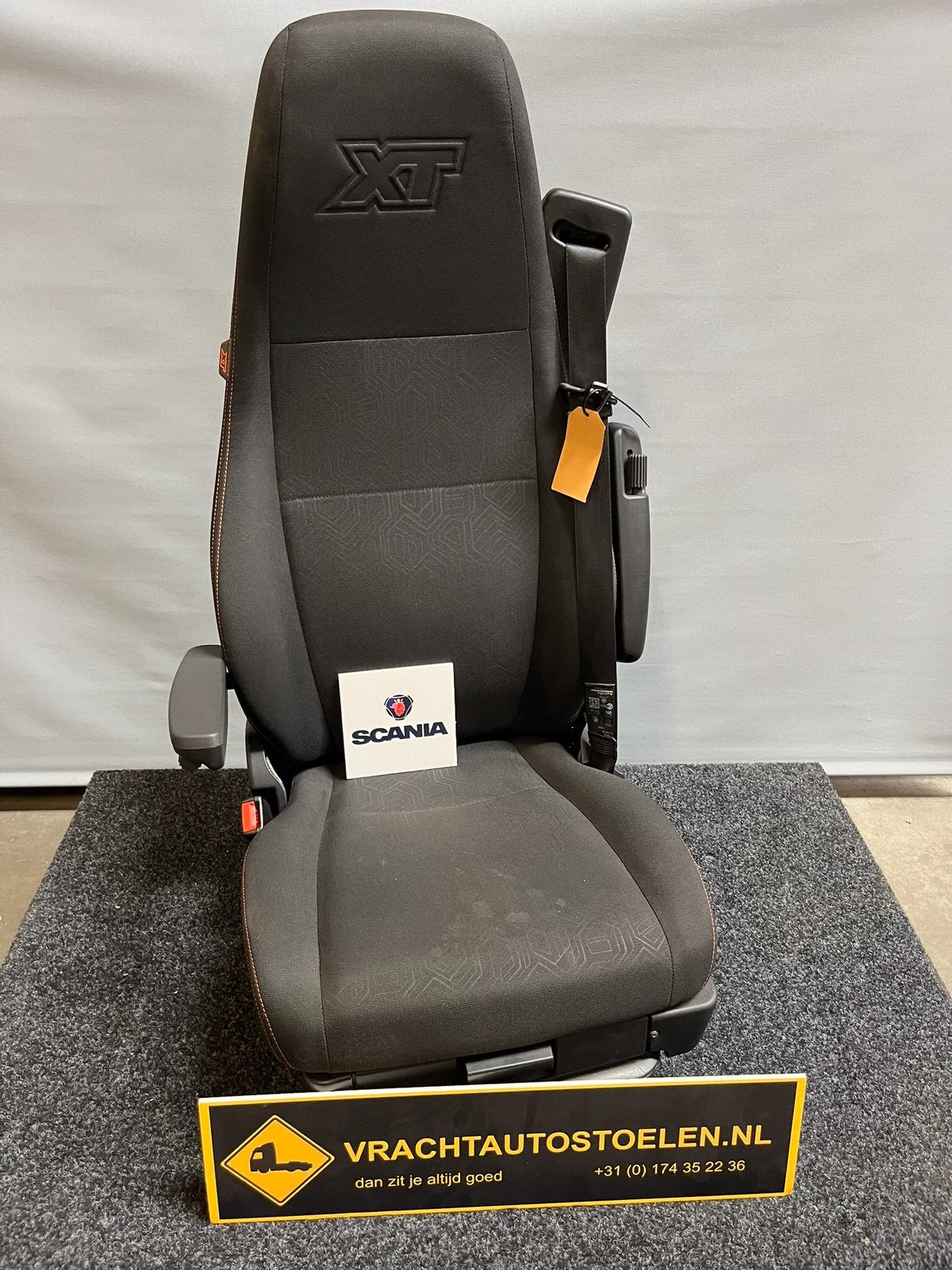 Scania ISRI chauffeursstoel, stof zwart met XT logo, Ophalen of Verzenden, Nieuw, Scania