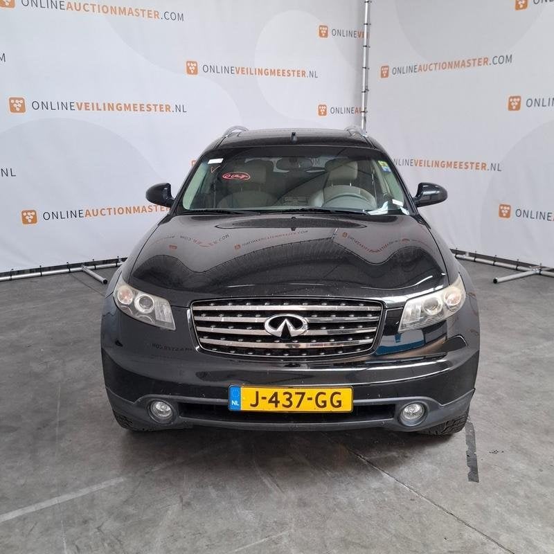 Personenauto Infiniti, FX, 35, zwart, 2005, Automaat, Stoelverwarming, Achterwielaandrijving, 2000 kg