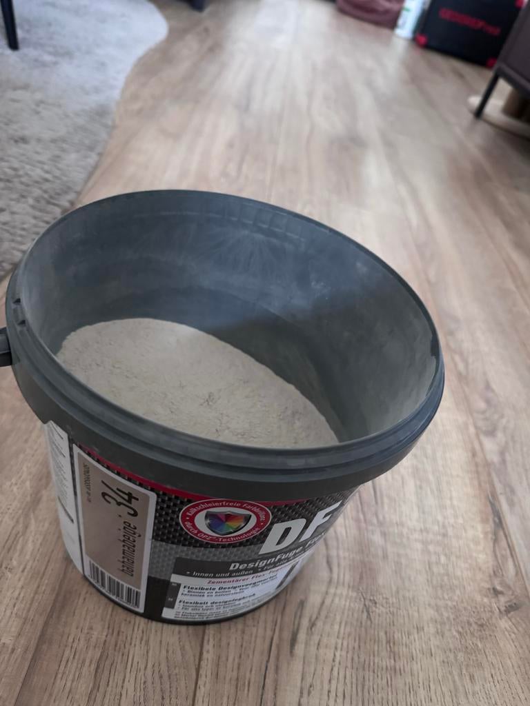 Sopro DF10 Designvoeg Flex Bahamabeige nr. 34, Doe-het-zelf en Verbouw, Tegels, Zo goed als nieuw, Overige typen, Overige materialen