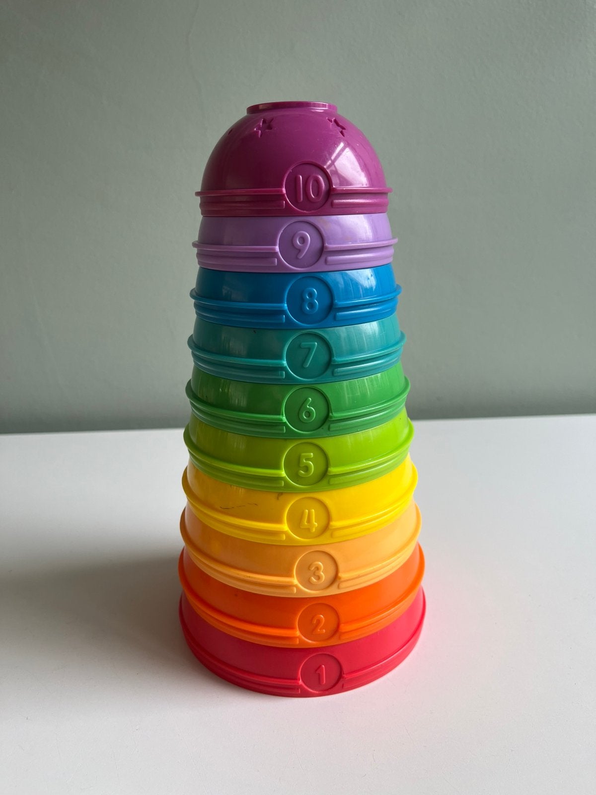 Fisher Price regenboogtoren, Kinderen en Baby's, Speelgoed | Fisher-Price, Gebruikt, Speelset, Ophalen