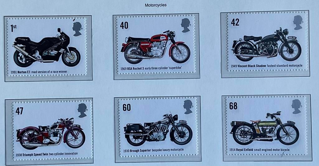 2005 motorcycles mi 2315-2320 of sg 2548-2553 postfris., Ophalen of Verzenden, Postfris