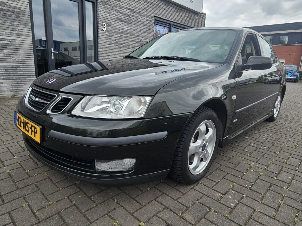 Saab 9-3 2.0 T Sport Sedan Automaat 2004 Groen, Auto's, Saab, 1998 cc, 1440 kg, Beige, 4 cilinders