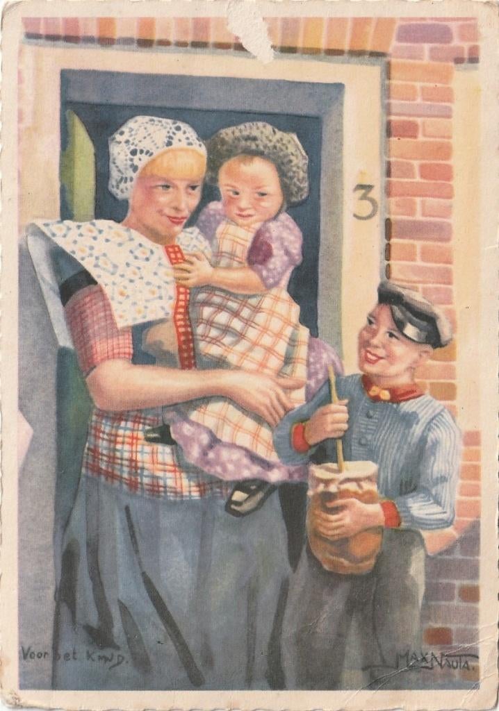 VOOR HET KIND 1958 KLEINE BESCHADIGING BOVEN KAART KL812, Ophalen of Verzenden, 1940 tot 1960, Gelopen, Overige thema's