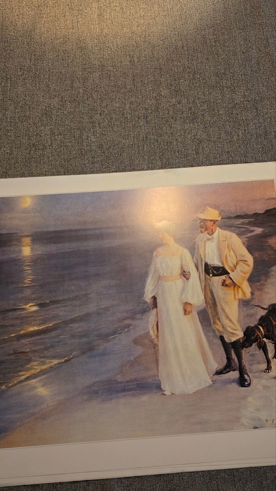 Peter Severin Krøyer - De kunstenaar en zijn vrouw, Antiek en Kunst, Kunst | Schilderijen | Klassiek, Ophalen of Verzenden