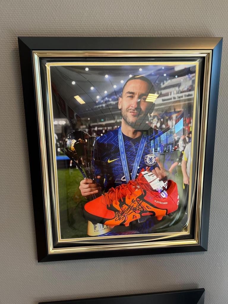 Gesigneerde & Gedragen Schoen Hakim Ziyech - Uniek!, Ophalen