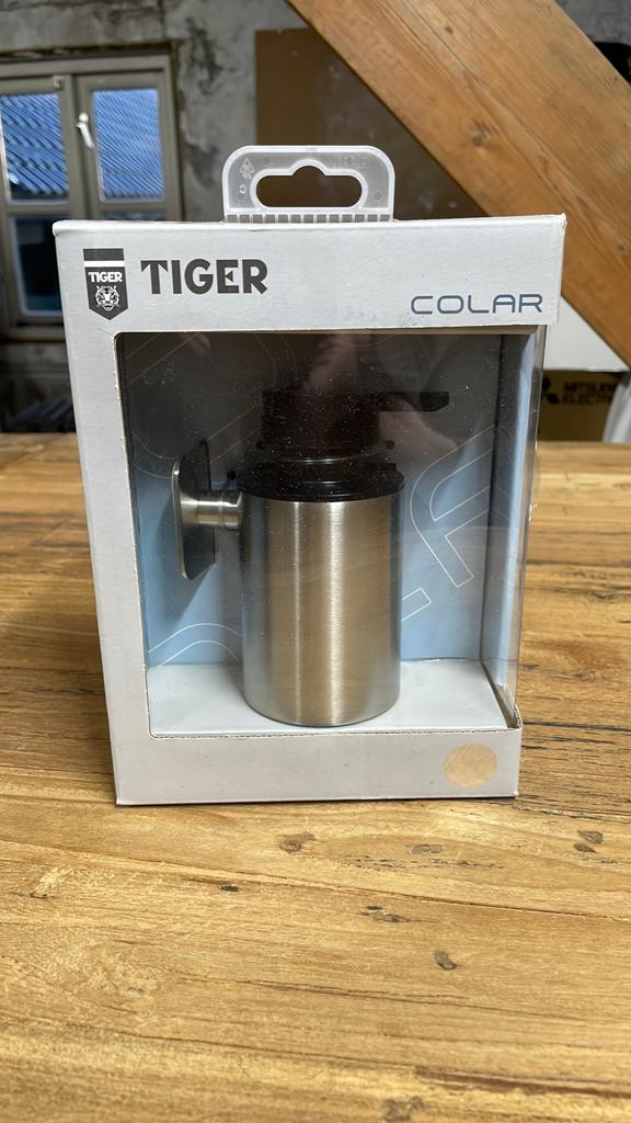 Tiger Colar Zeepdispenser - Nieuw in doos, Huis en Inrichting, Ophalen, Nieuw, Grijs, Overige typen