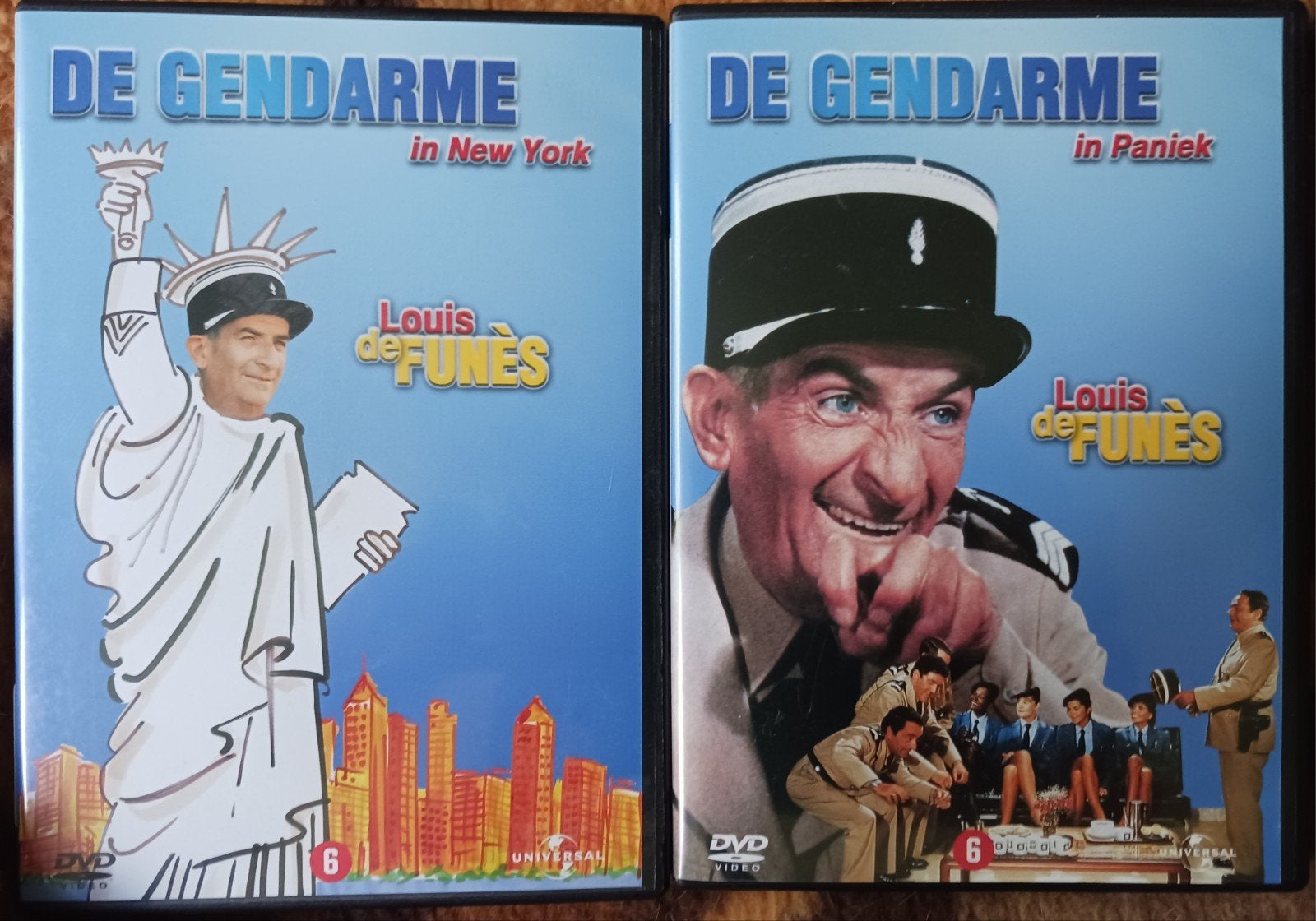 Gendarme in New York&in Paniek Louis de Funès, Nederlands, Ophalen of Verzenden, Zo goed als nieuw, Vanaf 6 jaar