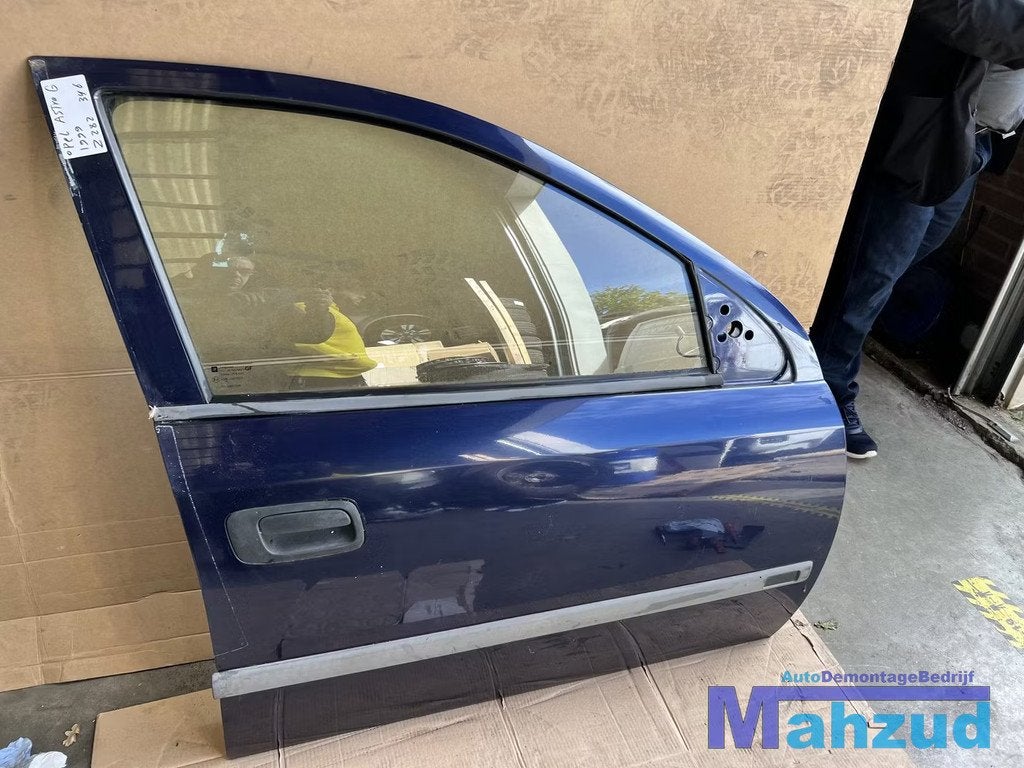 OPEL ASTRA G Blauw Z288 Rechts voor deur portier 5 deurs, Info@fabrikant.eu, Ophalen of Verzenden, Voor, Fabrikant BV