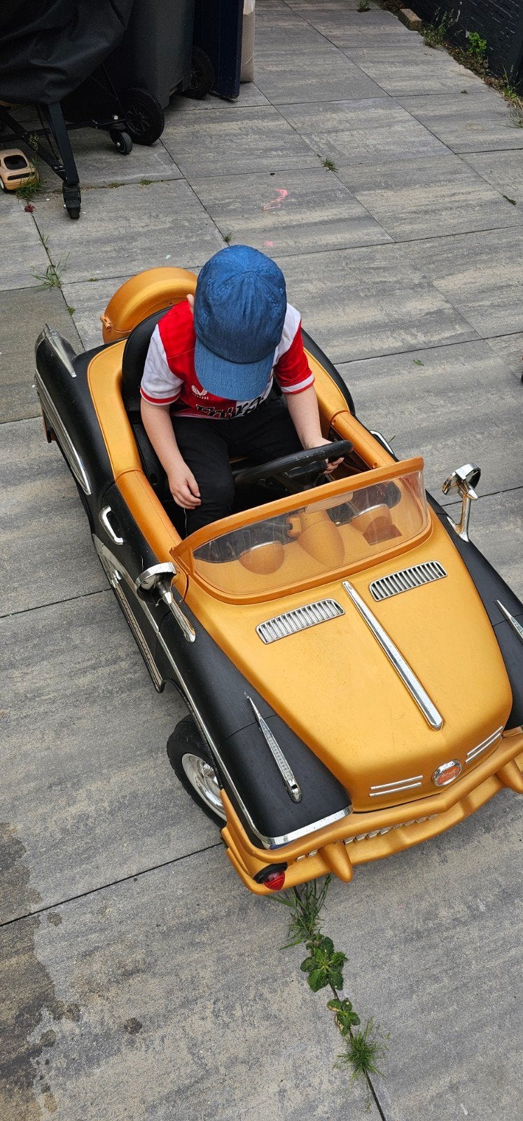 Klassieke Elektrische Auto voor Kinderen + Afstandsbedienin, Kinderen en Baby's, Speelgoed | Buiten | Voertuigen en Loopfietsen