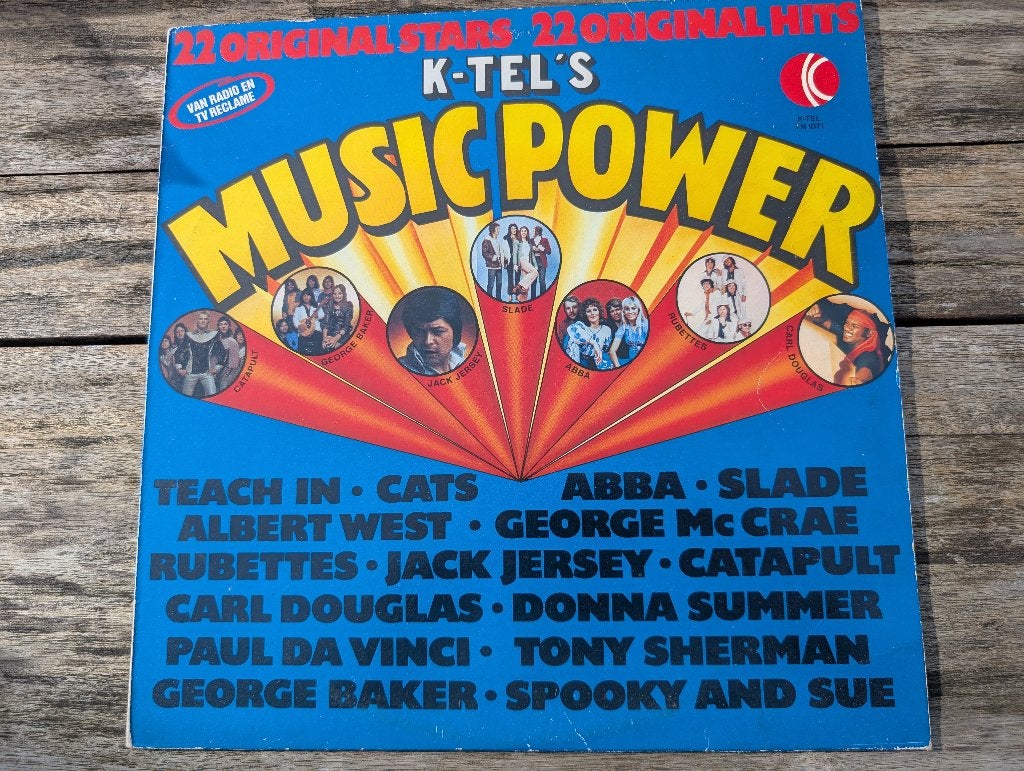 LP - K-Tel's Music Power, Ophalen of Verzenden, Overige genres, LP