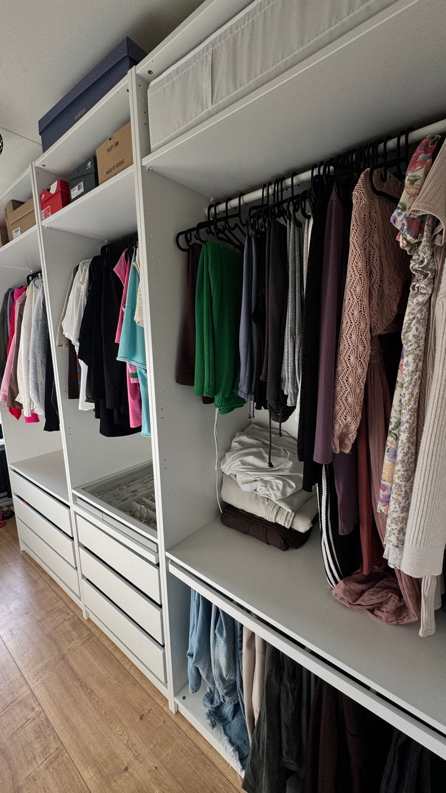 - VERKOCHT! -    IKEA PAX Kledingkast, Ophalen, 200 cm of meer, Zo goed als nieuw, Met lade(s)