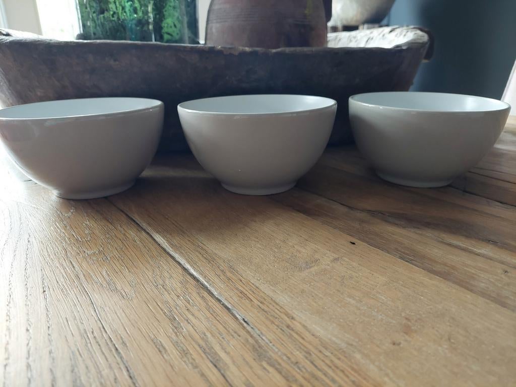 3 nieuw taupe bruine kommen schaaltjes soepkommen, Ophalen of Verzenden
